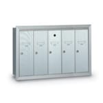View 5-Door Semi-Recessed Vertical Mailbox